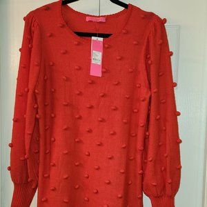 Lilly Pulitzer Red Long Sleeve Dress